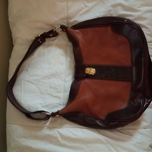 Marino Orlandi Brown and Camel Purse EUC